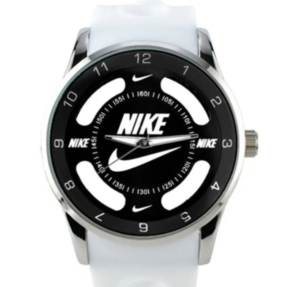 Nike Other - Nike Hollow Analog Sports Watch Black Face Dial